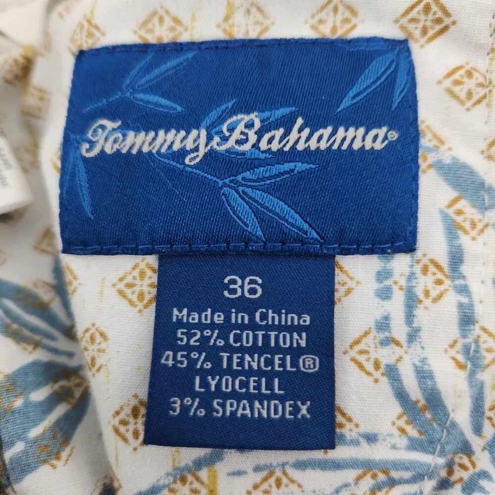 Tommy Bahama Shorts Men’s Size 36 Flat Front Tencel Stretch Casual Beach Pool